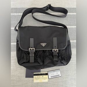 Prada Vela Sport Messenger Bag
